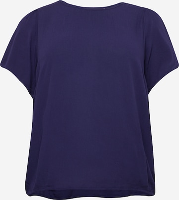 ONLY Carmakoma T-shirt 'MIRANDA' i blå: framsida