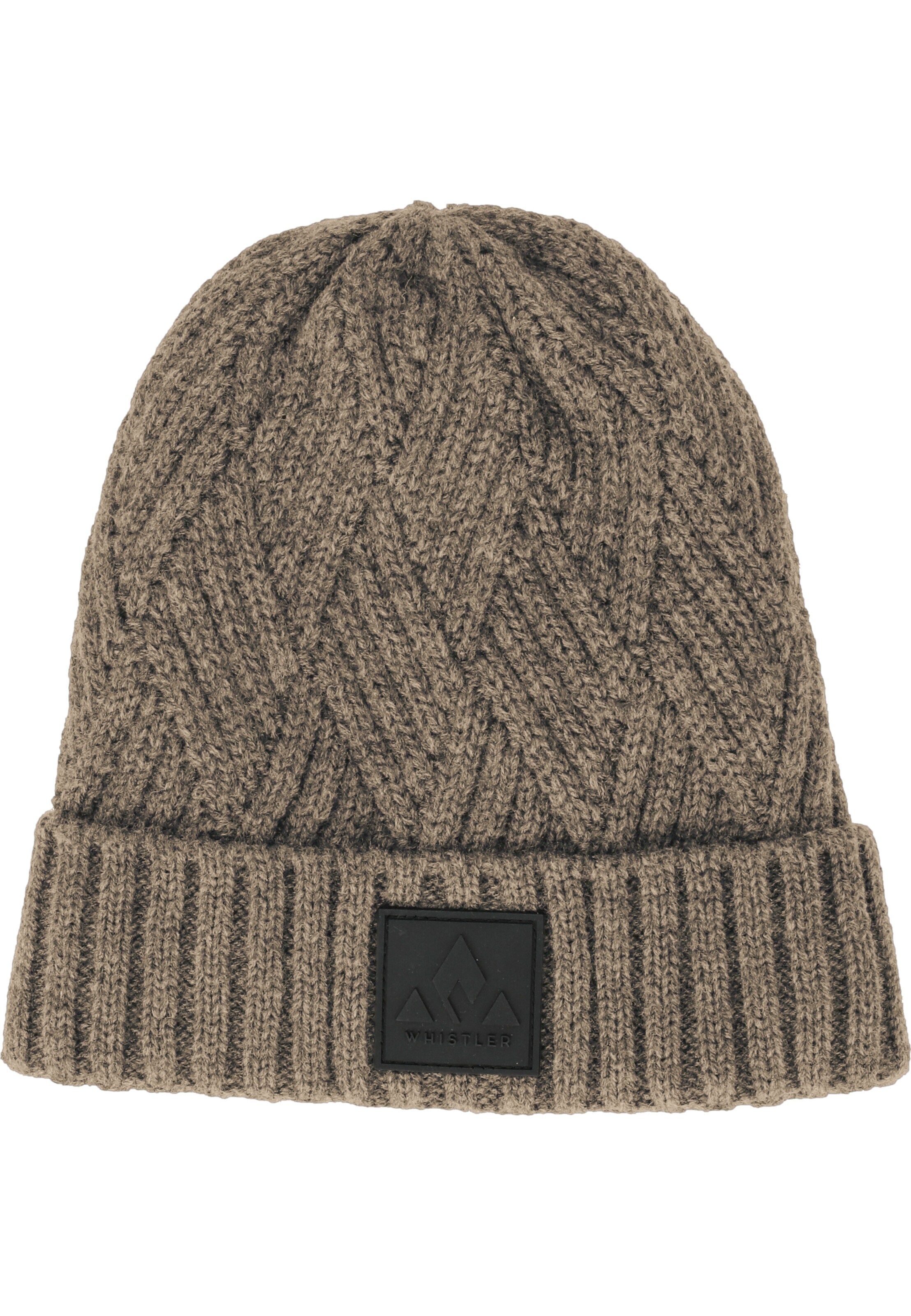 Whistler Beanie 'Fjord' in Brown: front