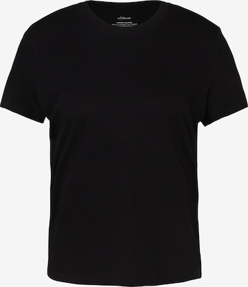 T-shirt s.Oliver en noir : devant