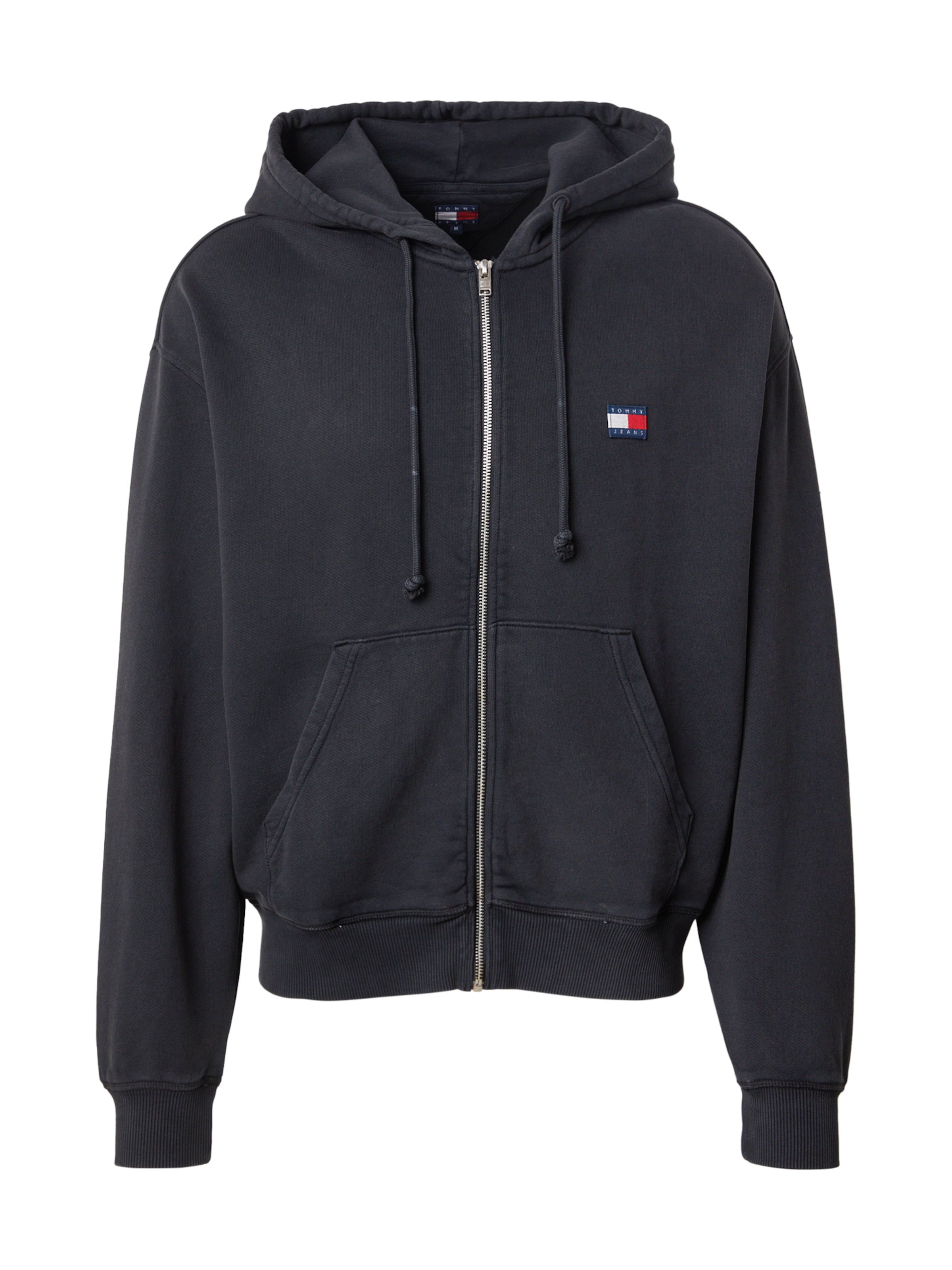 Tommy Jeans Ζακέτα φούτερ '90S NEW CLSSCS' σε μαύρο: μπροστά