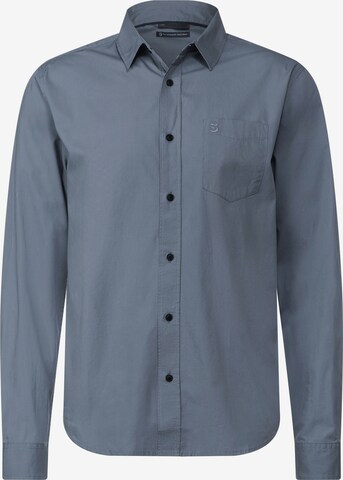 Street One MEN Regular fit Button Up Shirt in Blue: front