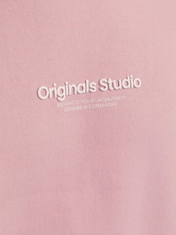 JACK & JONES Sweatshirt 'JORVesterbro' in Pink