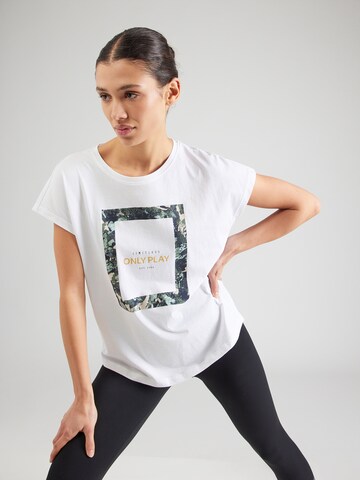 Maglia funzionale 'ONPAUB-SAVE' di ONLY PLAY in bianco: frontale
