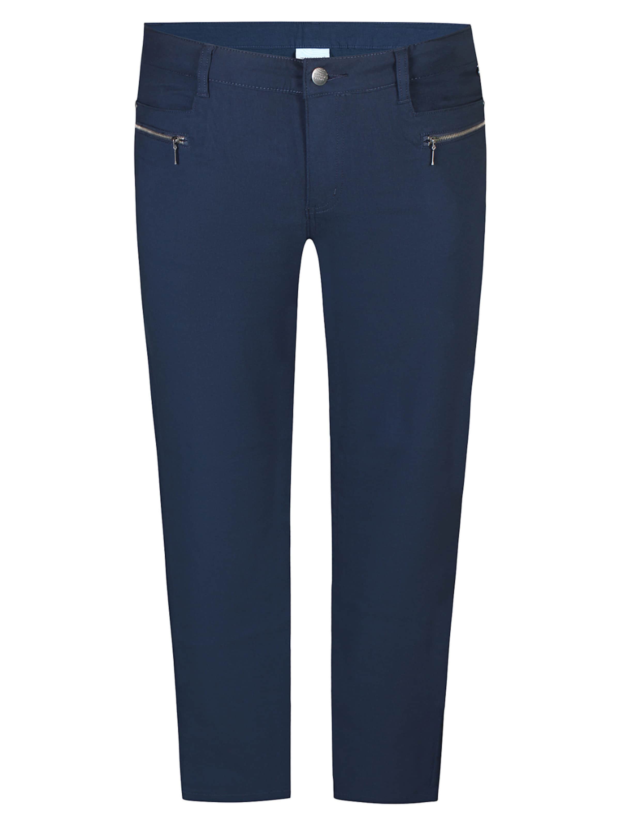 Zhenzi Regular Broek 'Samba 12' in Blauw: voorkant