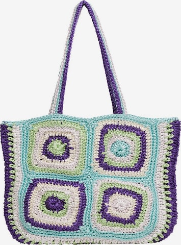 MANGO Handtasche in Blau: predná strana