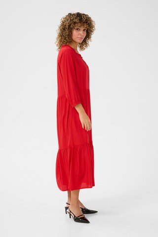 Robe 'Tiah' Cream en rouge