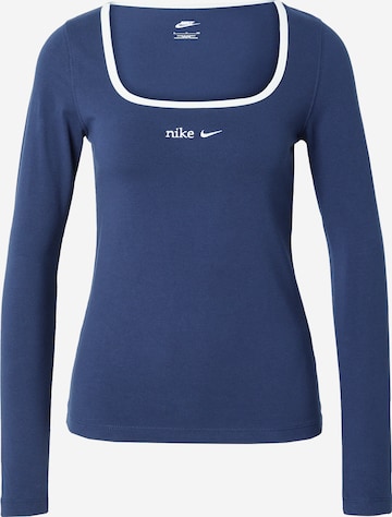 Nike Sportswear Shirt in Blue: front