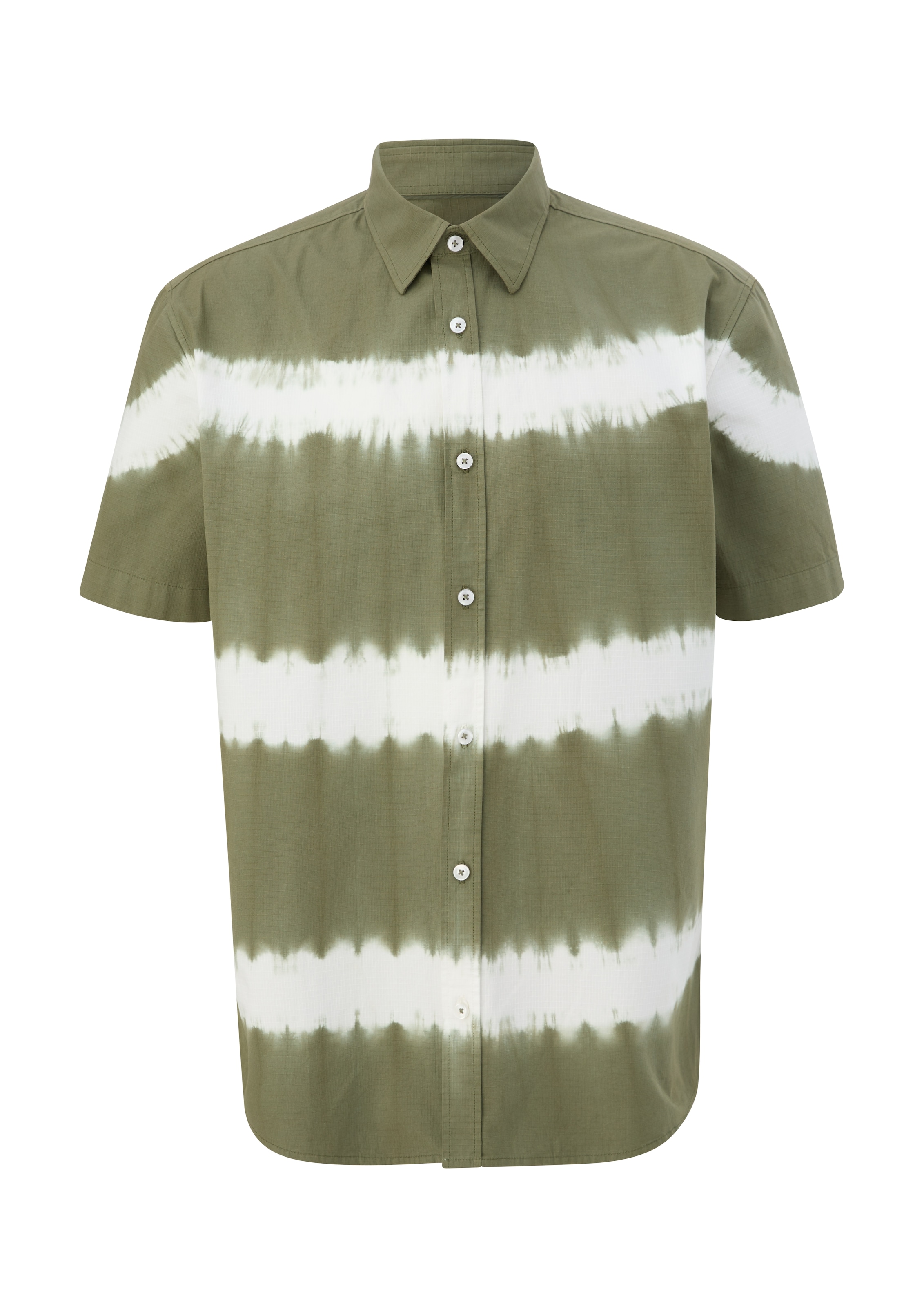 s.Oliver Regular fit Button Up Shirt in Green: front