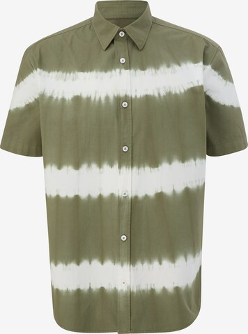 s.Oliver Button Up Shirt in Green: front