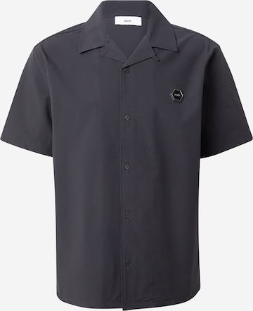 BALR.Comfort Fit Košulja 'Hex-Series' - crna boja: prednji dio