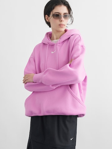 rozā Nike Sportswear Sportisks džemperis 'Phoenix Fleece': no priekšpuses
