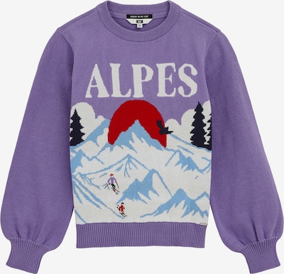 Megztinis iš WE Fashion, spalva – purpurinė / mišrios spalvos, Prekių apžvalga