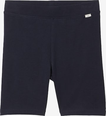 TOM TAILOR Skinny Shorts in Blau: predná strana