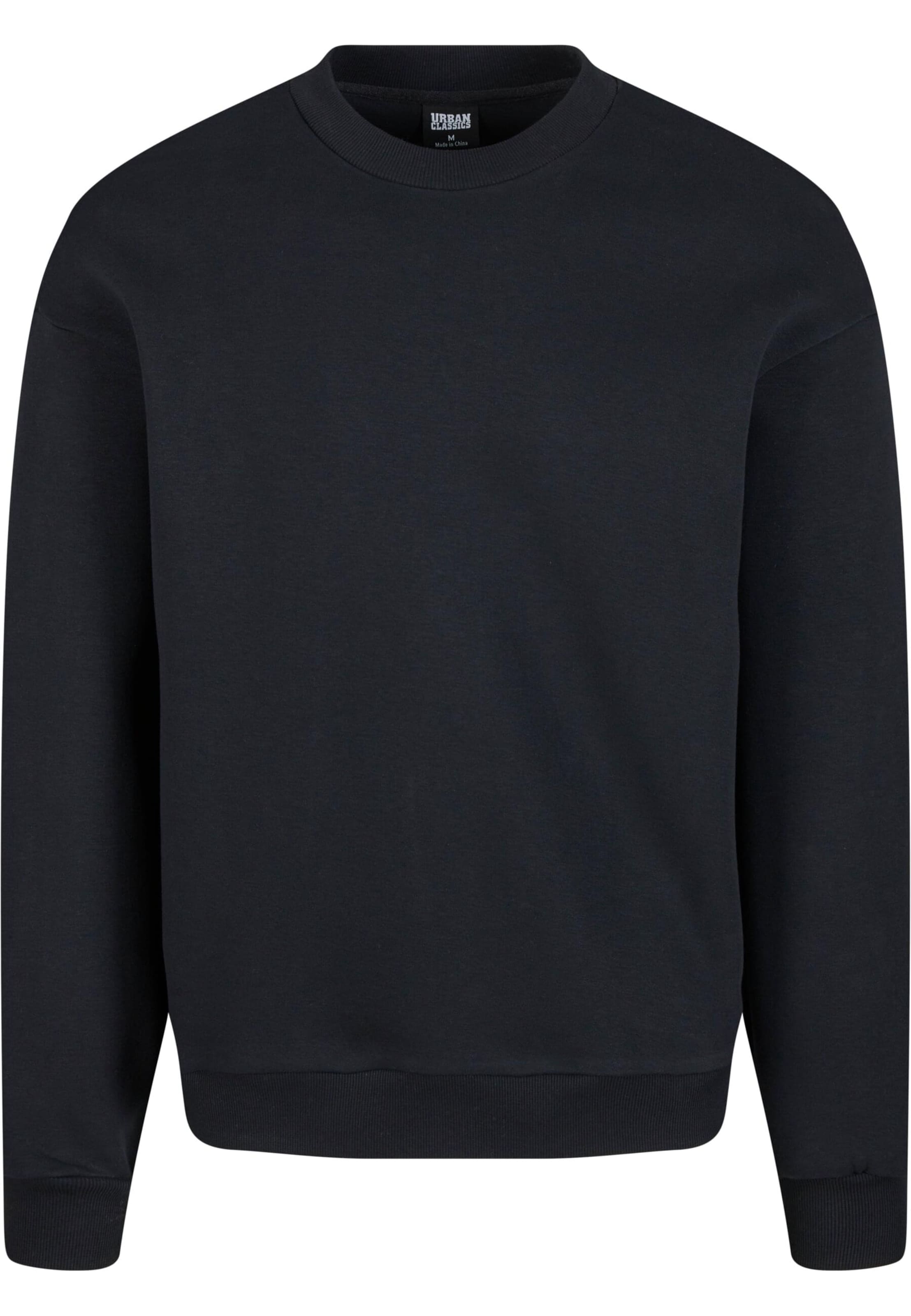 Urban Classics Sweatshirt in Black: front