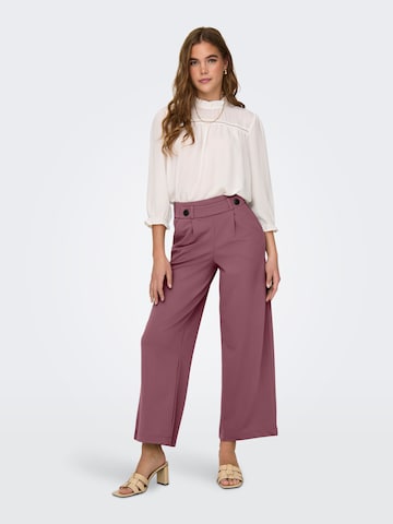 Wide leg Pantaloni con pieghe 'Geggo' di JDY in rosa