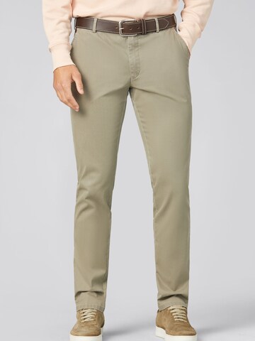 Regular Pantalon chino 'New York 1-5045' MEYER en marron : devant