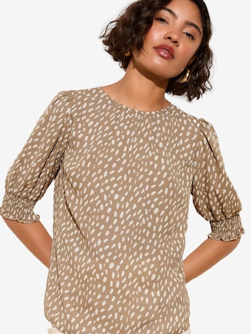 Friends Like These Bluse in Braun: Vorderseite