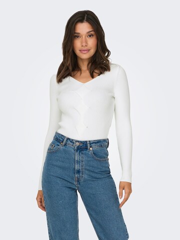 ONLY - Pullover 'SANDY' em branco: frente