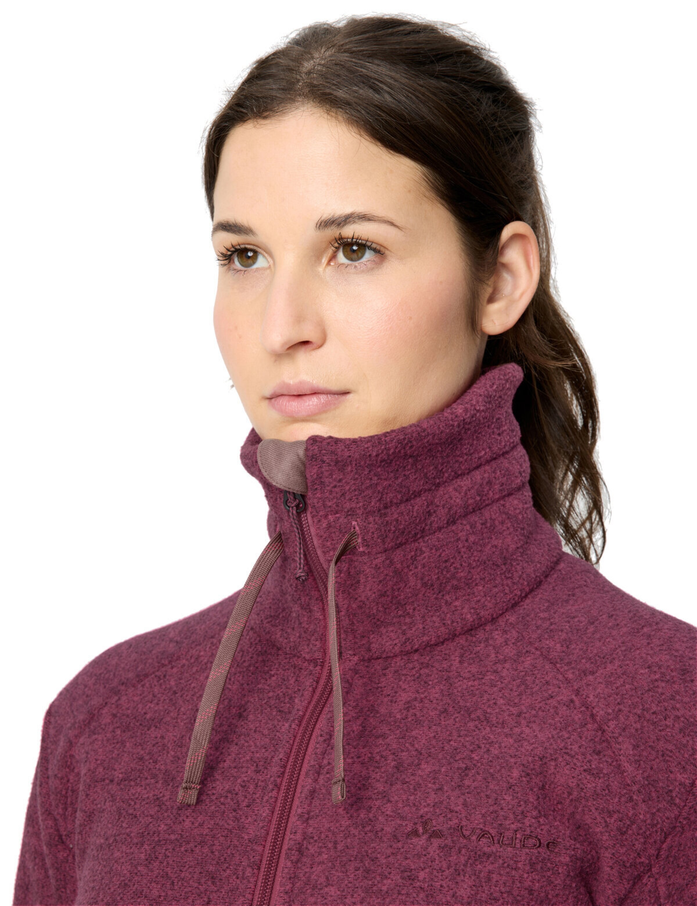VAUDE Athletic fleece jacket 'Skomer' in Pink