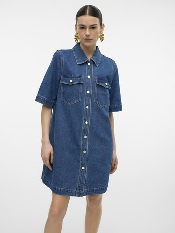VERO MODA Shirt dress 'FENJA' in Blue