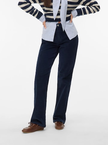 VERO MODA Wide Leg Hose in Blau