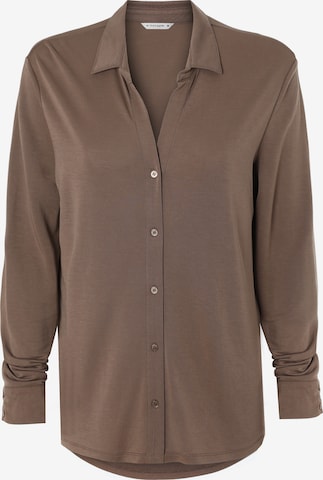 TATUUM - Blusa 'LARYSA' en marrón: frente