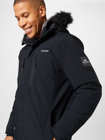 HOLLISTER Winter Parka in Black