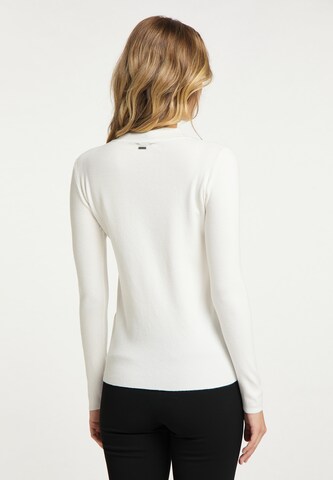 Pull-over DreiMaster Klassik en blanc