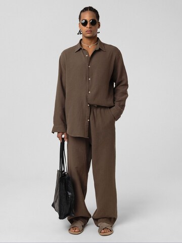 Regular fit Camicia di Dandalo in marrone