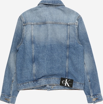 Calvin Klein Jeans Štandardný strih Prechodná bunda 'Iconic' - Modrá