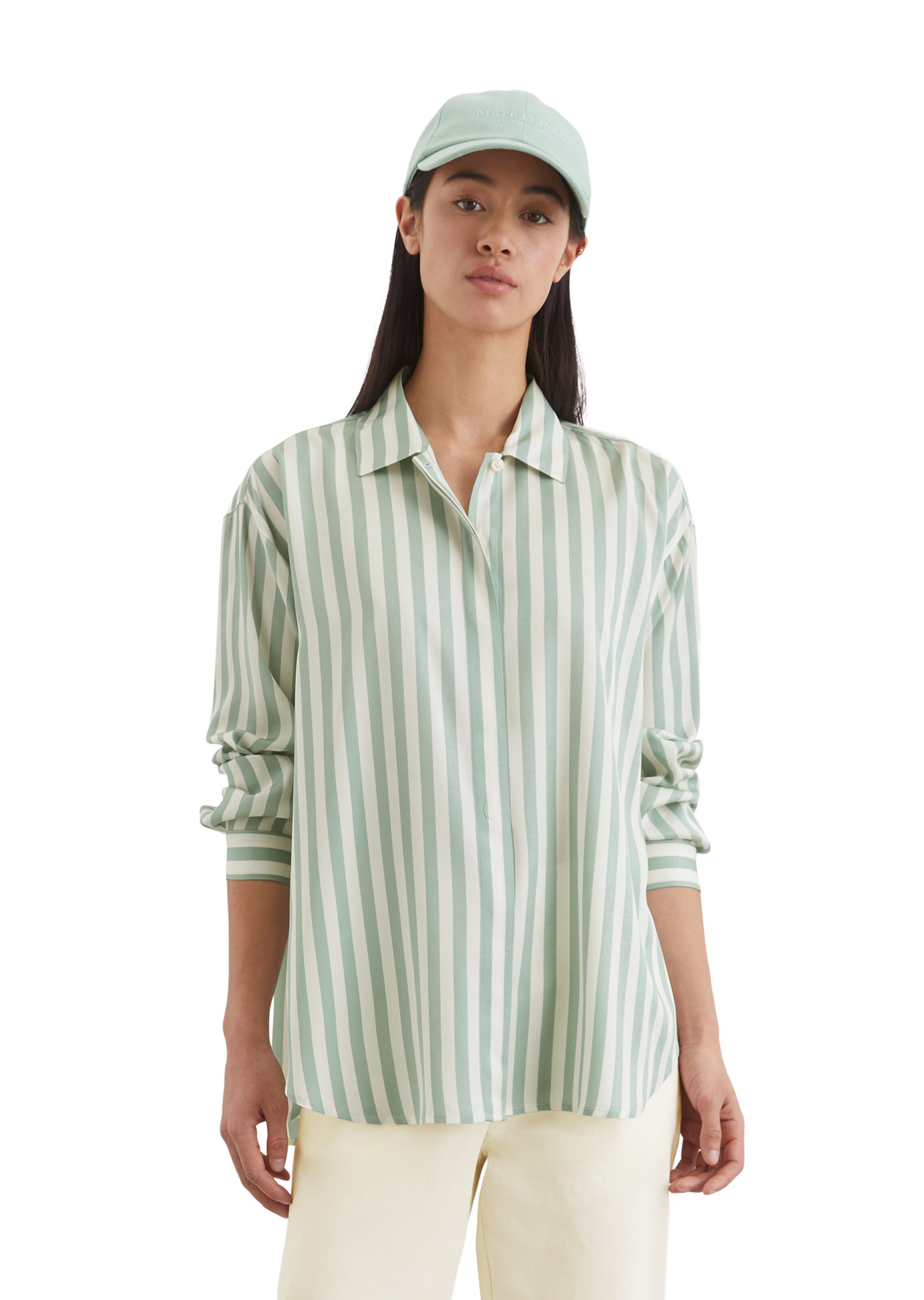 Marc O'Polo Блузка в Зеленый: спереди