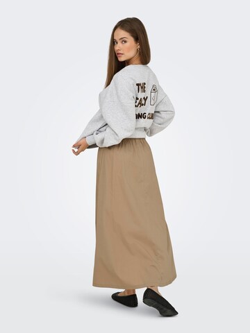 Jupe 'ONLAniqa' ONLY en beige