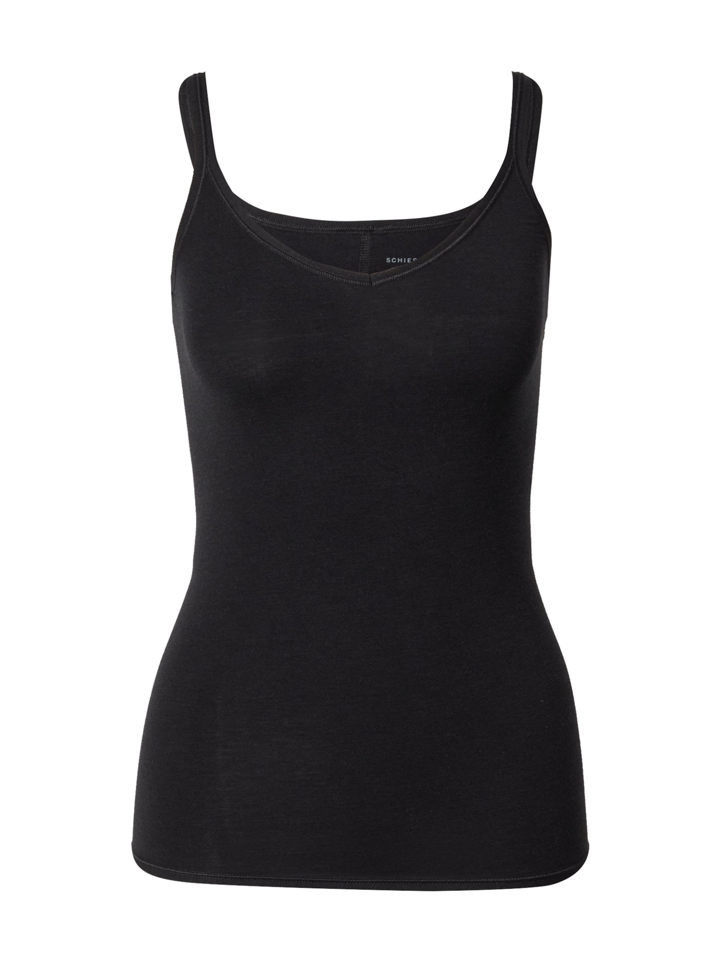 SCHIESSER Undershirt in Black: front