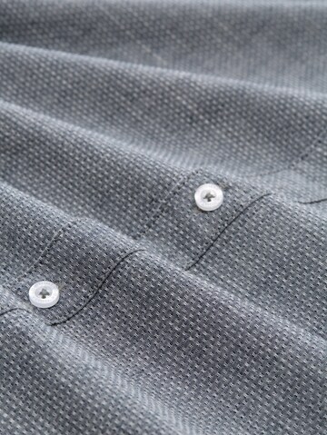 TOM TAILOR Regular fit Overhemd in Grijs