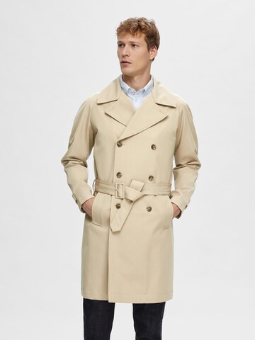 SELECTED Tussenjas 'Archive' in Beige: voorkant