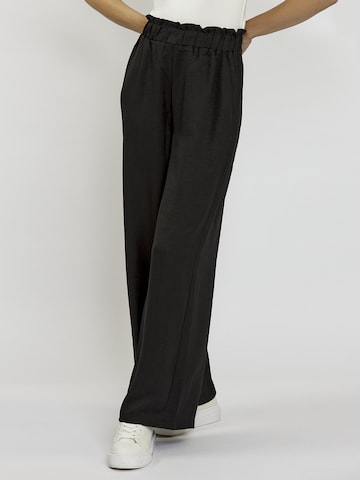 Wide Leg Pantalon FRESHLIONS en noir : devant