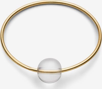 Jukserei Ring 'Birthstone April - Clear Quartz' in Gold / Transparent, Item view