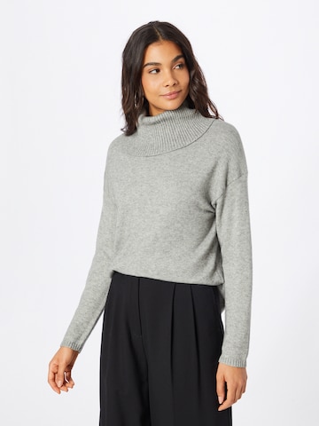 ONLY Sweater 'LEVA' in Grey: front