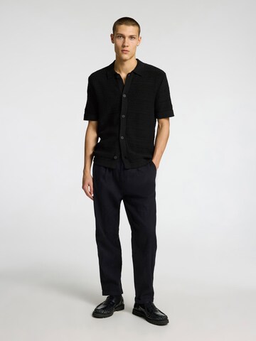 SELECTED Regular Fit Hemd in Schwarz