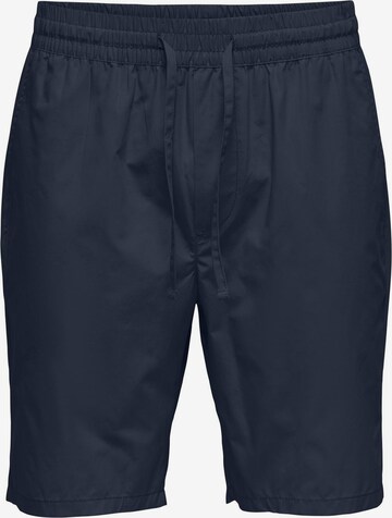 Only & Sons Pants 'LINUS' in Blue: front