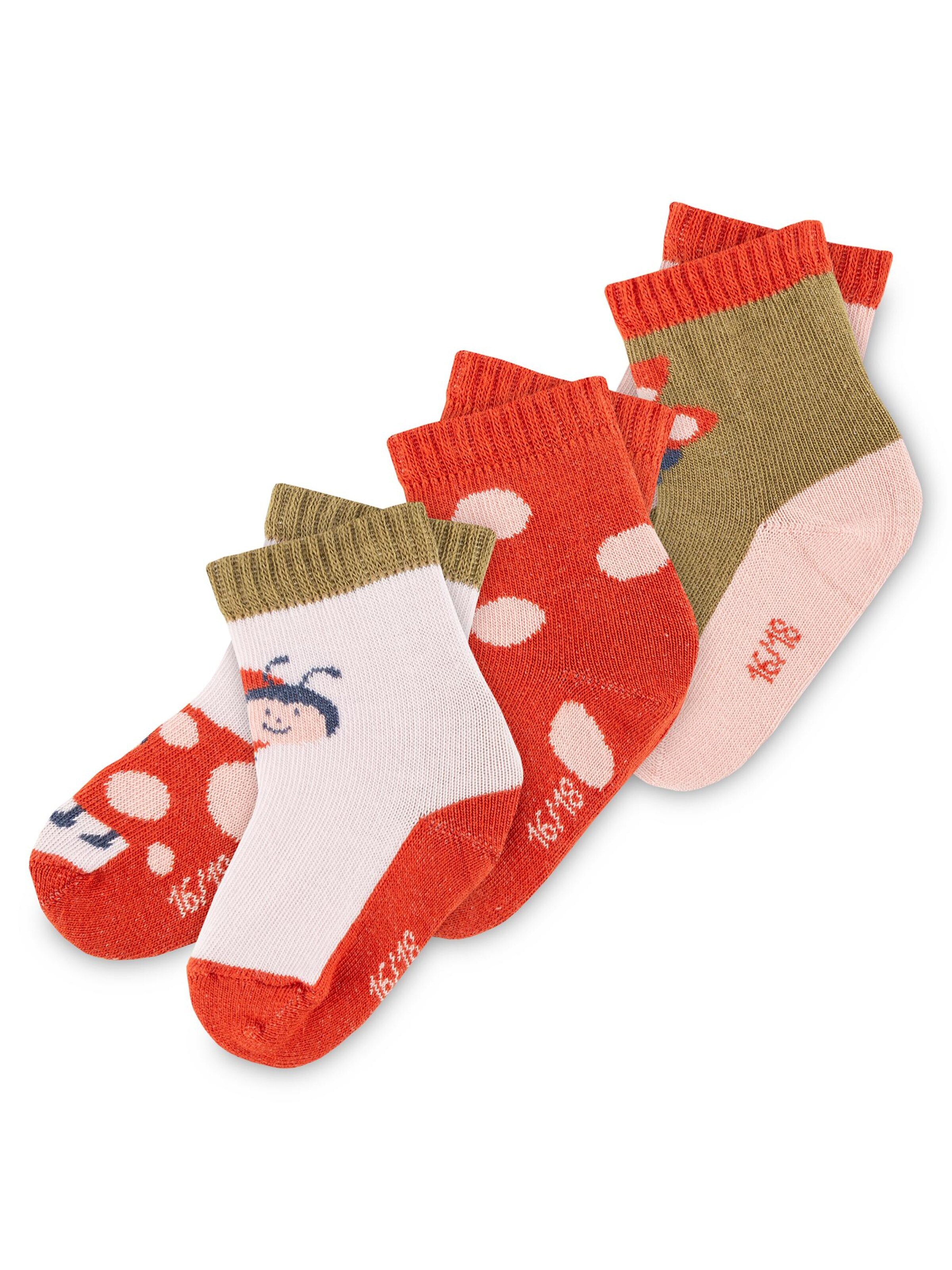 SIGIKID Socken 'Socken-Set 3er happy ladybug'‌‌‌‌‌‌‌‌‌ in Mischfarben: Vorderseite