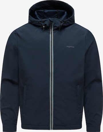 Veste outdoor 'Shellwie Bonded' Ragwear en bleu : devant