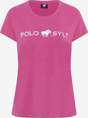 Polo Sylt Shirt in Pink: front