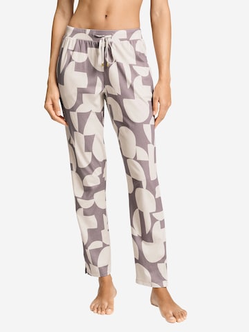 Hanro Pyjamabroek ' Sleep & Lounge ' in Bruin: voorkant