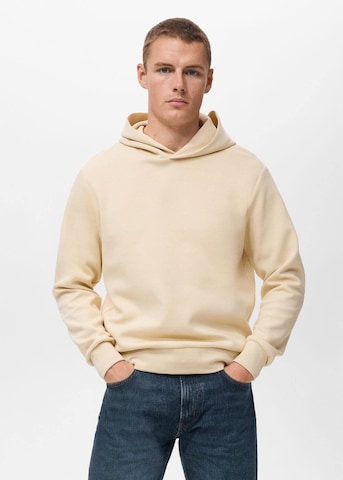 MANGO MAN Sweatshirt 'Bono' in Beige: Vorderseite