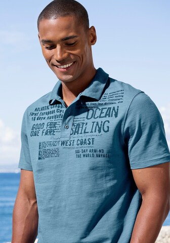 JOHN DEVIN Poloshirt in Blau