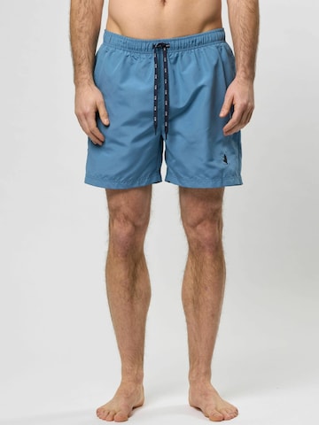 MCS Badeshorts 'Garland' i blå: forside