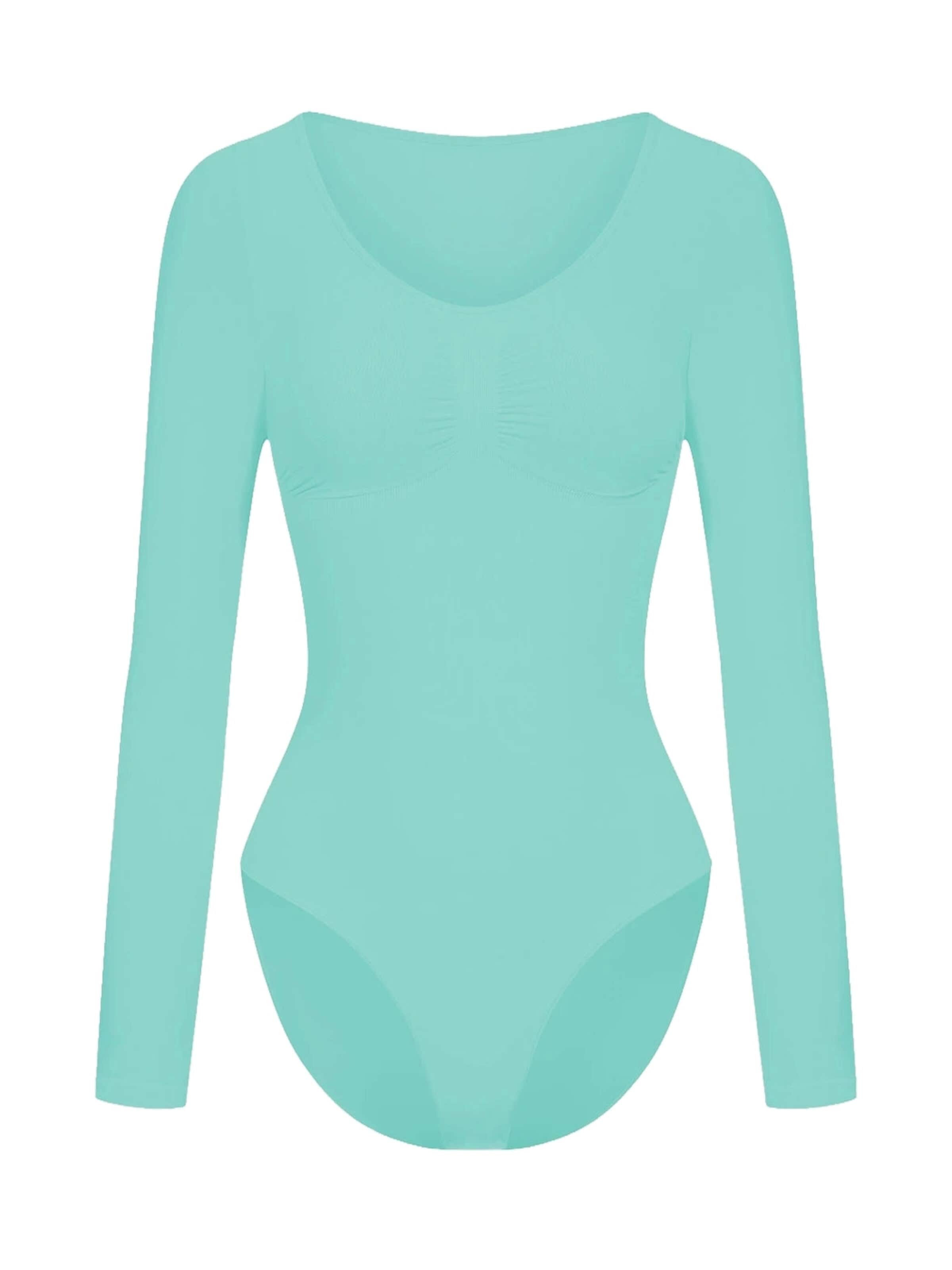 cfab Shapingbody 'Bodysuit Sculpting Shapewear Longsleeve mit Slip' i XS i mint, Produktvy