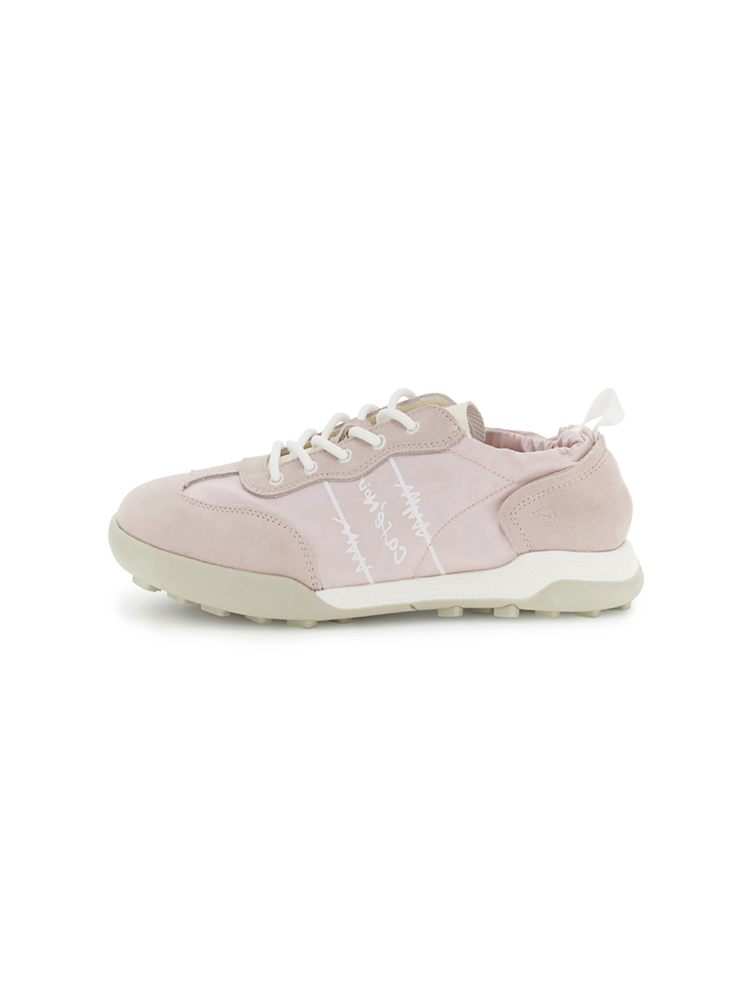 CAFè NOIR Platform trainers in Rose / Dusky pink / White, Item view