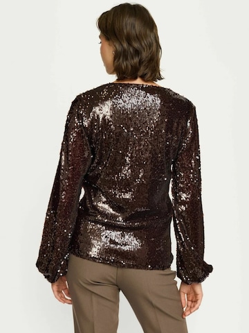 Soft Rebels Shirts 'Maddison' i brun